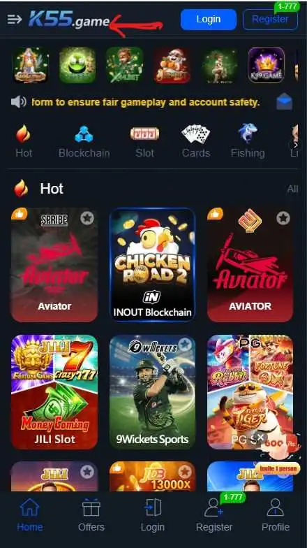 K55 Game Download